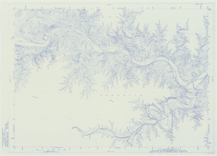 73360, Amistad International Reservoir on Rio Grande 72, General Map Collection