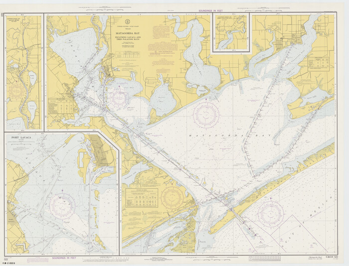 73363, Matagorda Bay Including Lavaca and Tres Palacios Bays, General Map Collection