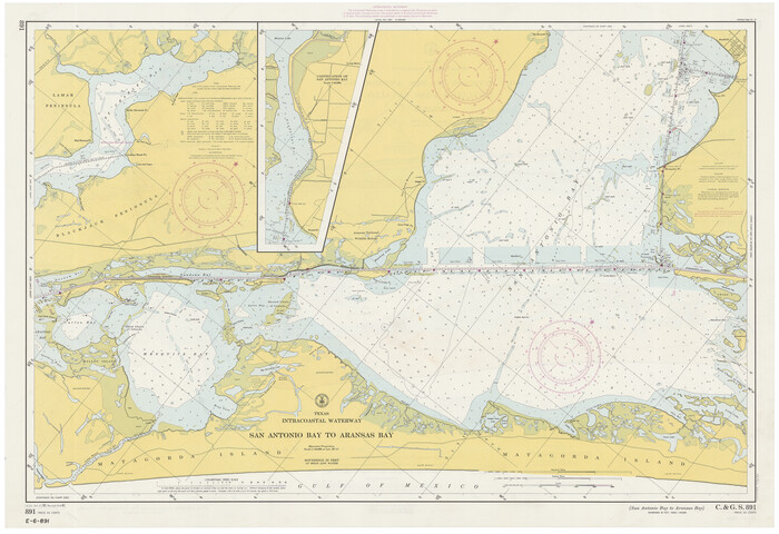 73373, Texas Intracoastal Waterway - Port O'Connor to San Antonio Bay, Including Pass Cavallo, General Map Collection