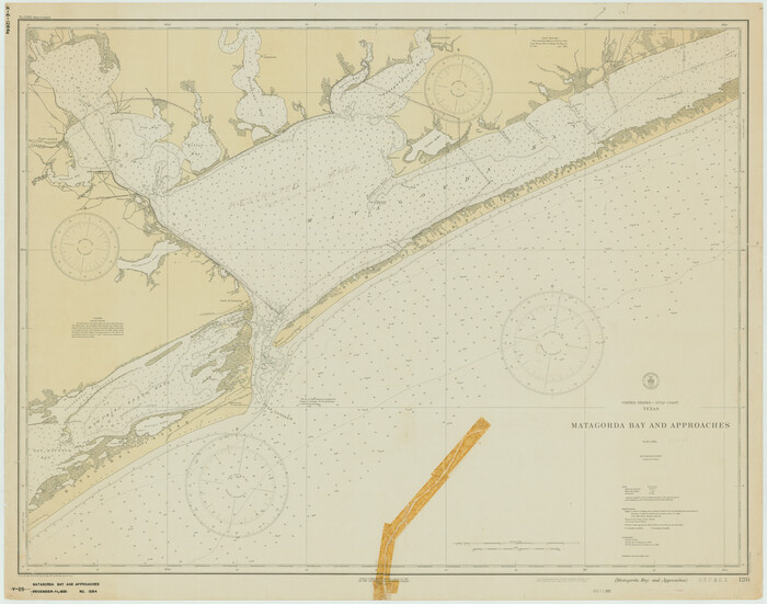 73378, Matagorda Bay and Approaches, General Map Collection