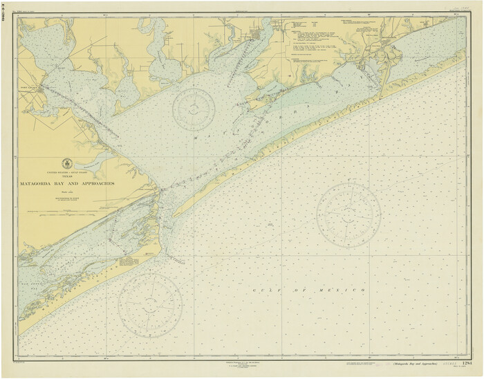 73379, Matagorda Bay and Approaches, General Map Collection