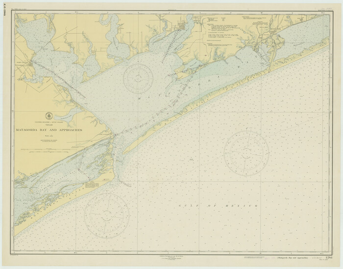 73379, Matagorda Bay and Approaches, General Map Collection