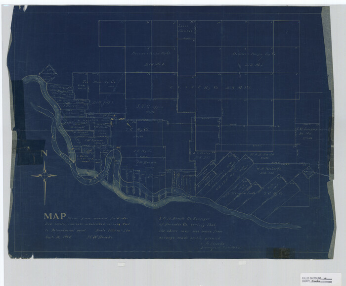7338, Presidio County Rolled Sketch 41, General Map Collection