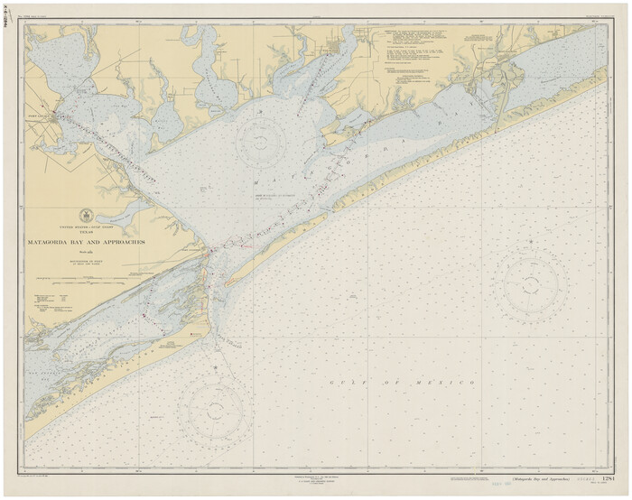 73380, Matagorda Bay and Approaches, General Map Collection