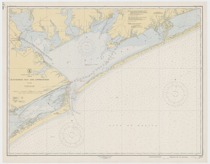73380, Matagorda Bay and Approaches, General Map Collection