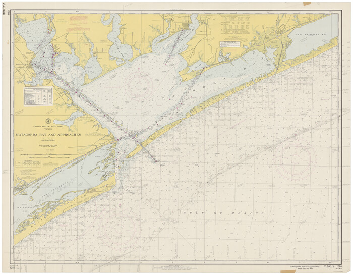 73383, Matagorda Bay and Approaches, General Map Collection