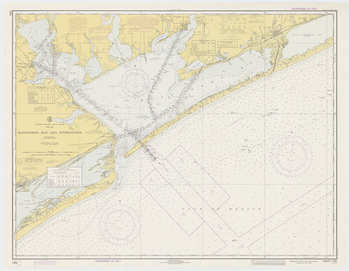 73385, Matagorda Bay and Approaches, General Map Collection
