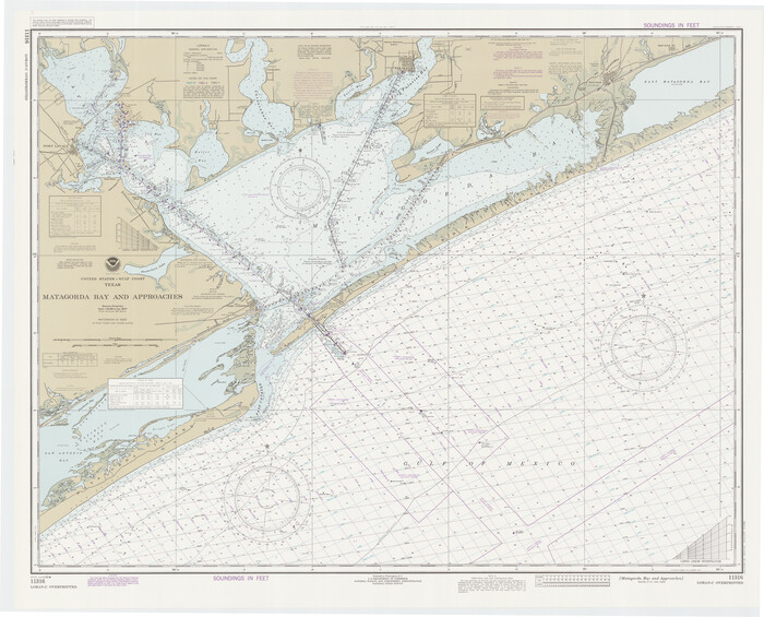 73388, Matagorda Bay and Approaches, General Map Collection