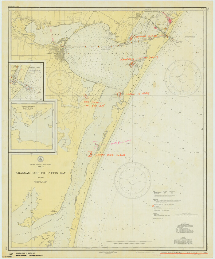 73411, Aransas Pass to Baffin Bay, General Map Collection