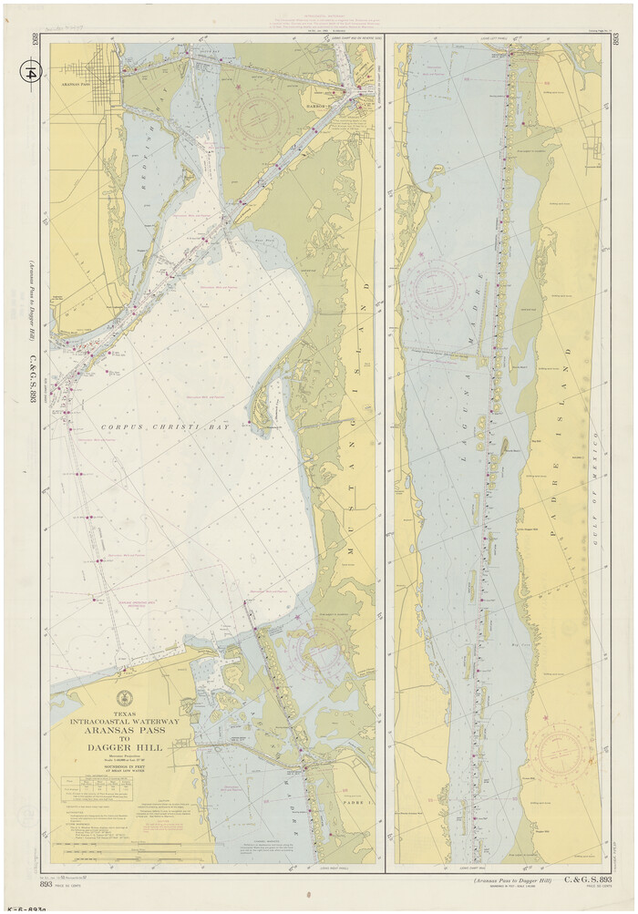 73437, Texas Intracoastal Waterway, Aransas Bay to Aransas Pass, General Map Collection