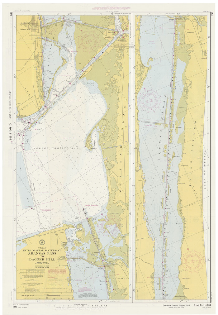 73439, Texas Intracoastal Waterway, Aransas Bay to Aransas Pass, General Map Collection