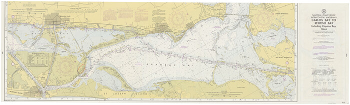 73440, Nautical Chart 892-SC - Intracoastal Waterway - Carlos Bay to Redfish Bay including Copano Bay, Texas, General Map Collection