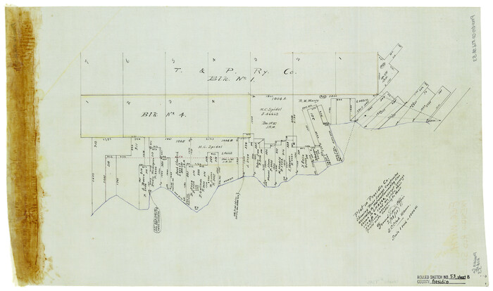 7346, Presidio County Rolled Sketch 53, General Map Collection