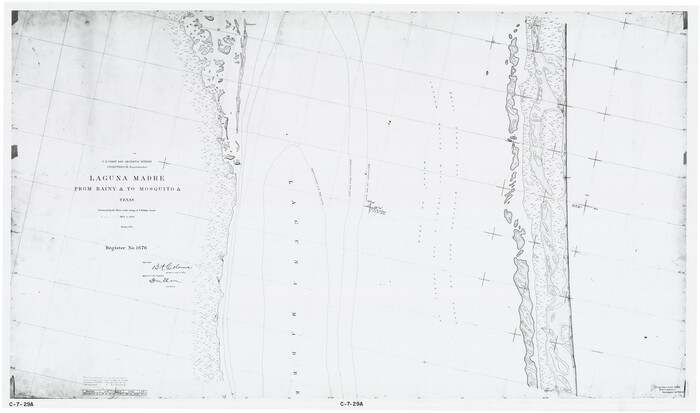 73490, Laguna Madre from Rainy Triangulation Station to Mosquito Triangulation Station, General Map Collection
