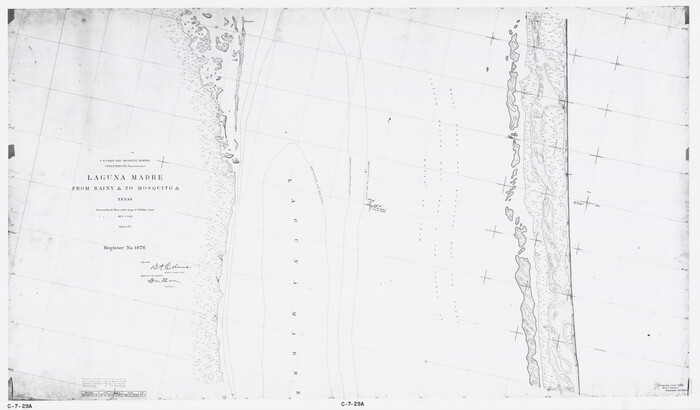 73490, Laguna Madre from Rainy Triangulation Station to Mosquito Triangulation Station, General Map Collection