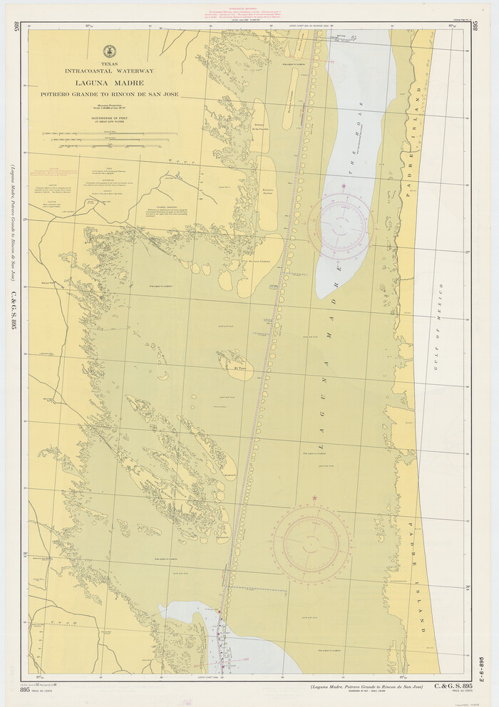 73511, Texas Intracoastal Waterway - Laguna Madre - Dagger Hill to Potrero Grande, General Map Collection