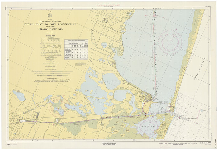73519, Texas Intracoastal Waterway - Stover Point to Port Brownsville including Brazos Santiago, General Map Collection
