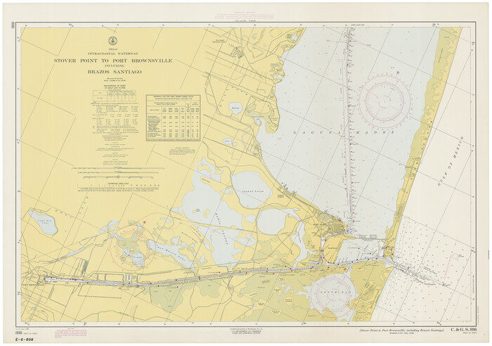 73521, Texas Intracoastal Waterway - Stover Point to Port Brownsville including Brazos Santiago, General Map Collection
