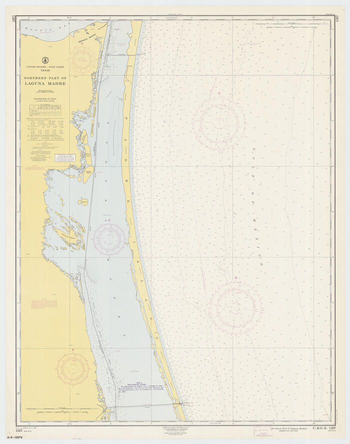 73525, Northern Part of Laguna Madre, General Map Collection