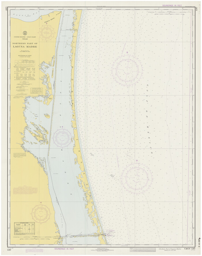 73529, Northern Part of Laguna Madre, General Map Collection
