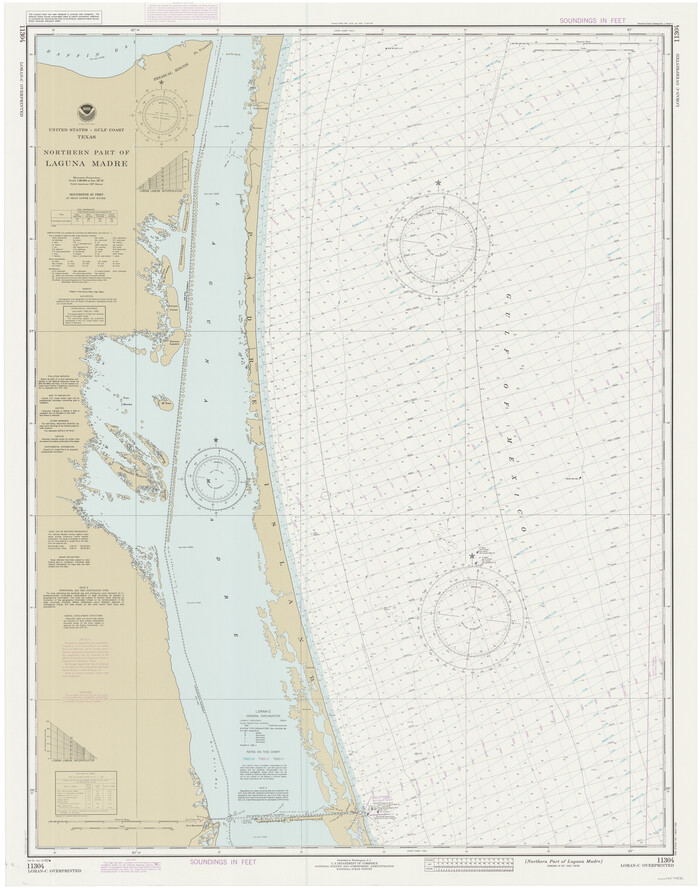73530, Northern Part of Laguna Madre, General Map Collection
