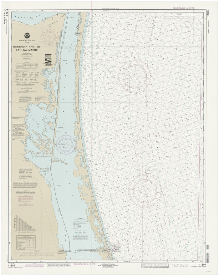 73532, Northern Part of Laguna Madre, General Map Collection

