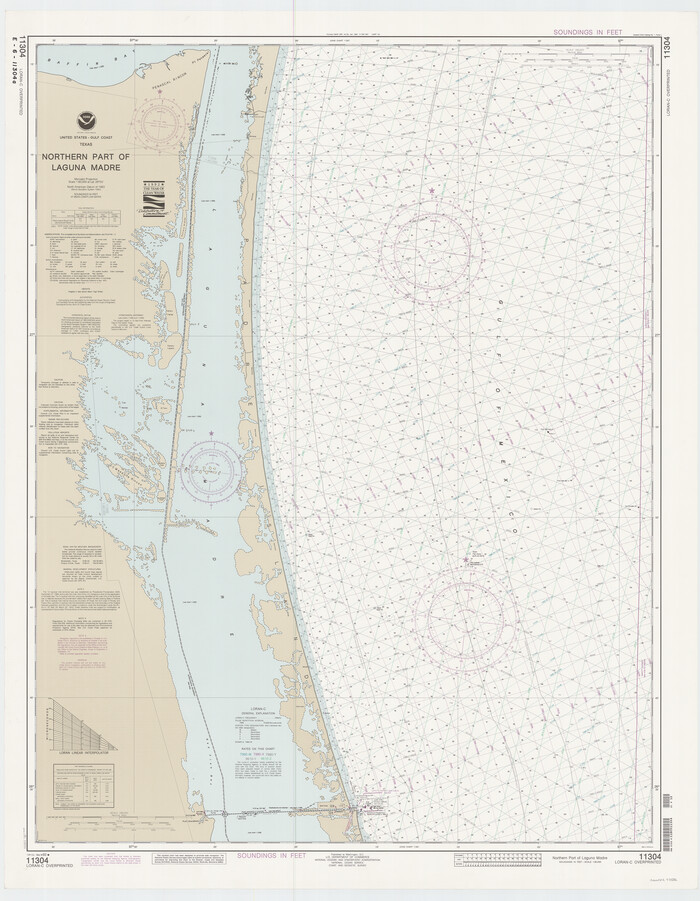 73532, Northern Part of Laguna Madre, General Map Collection