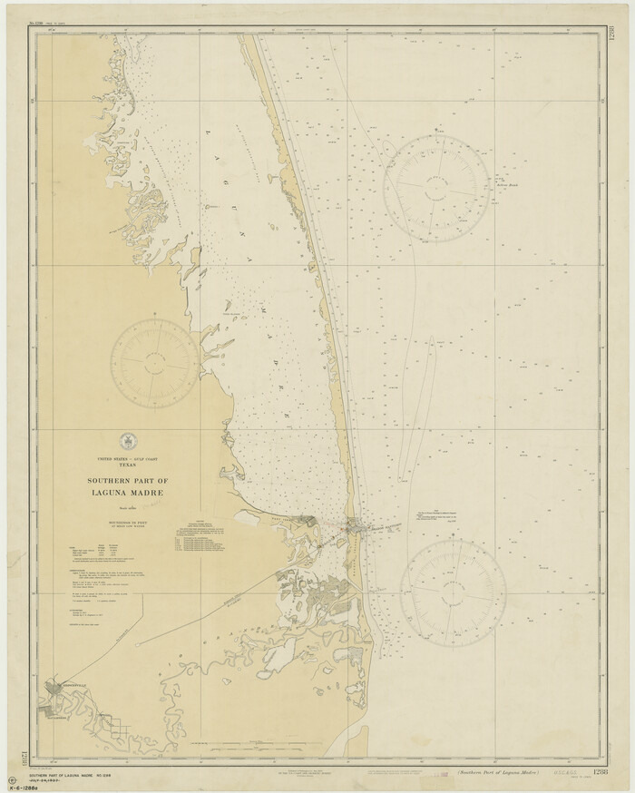 73533, Southern Part of Laguna Madre, General Map Collection