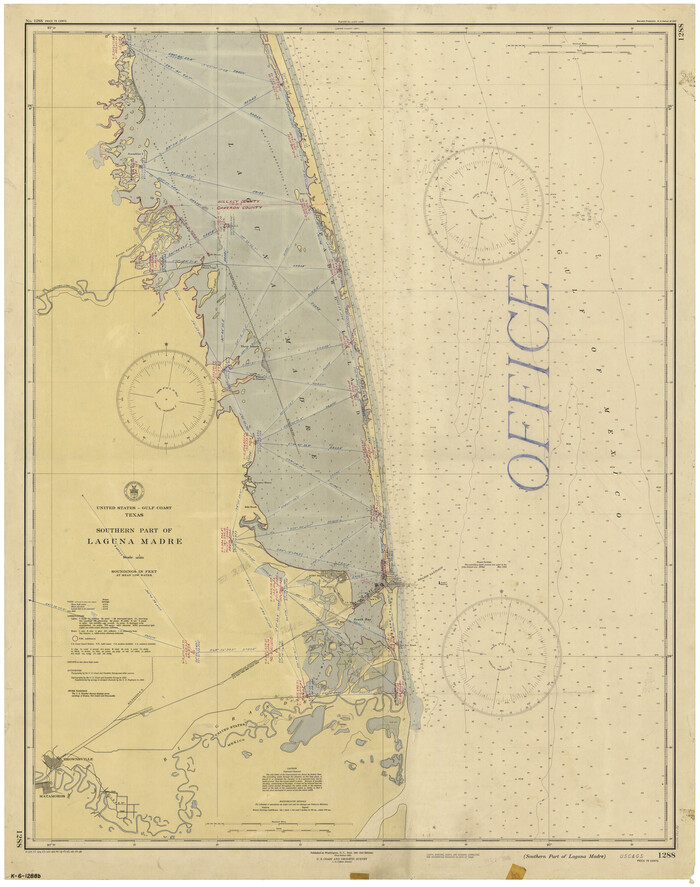 73534, Southern Part of Laguna Madre, General Map Collection
