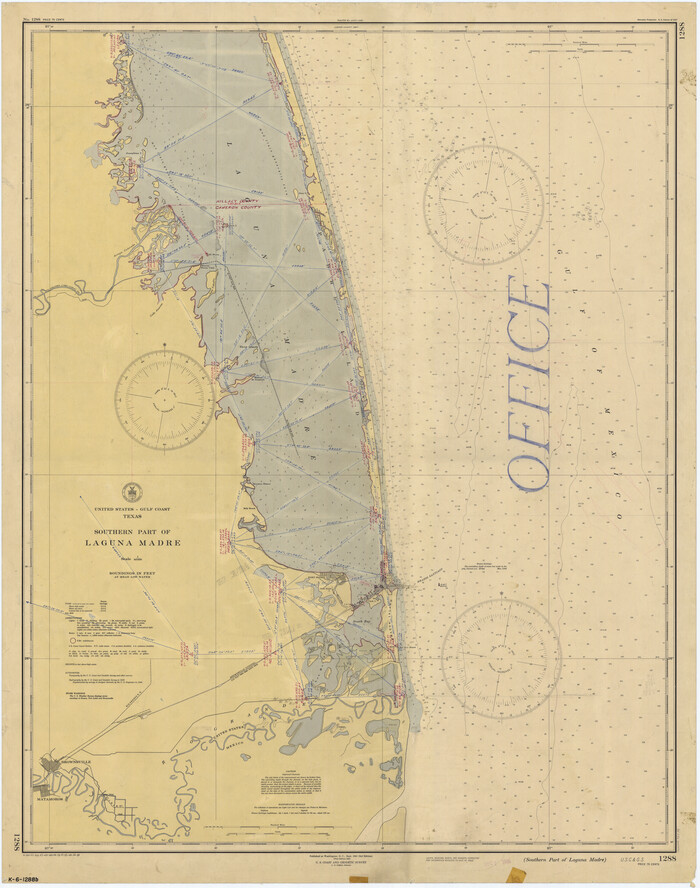 73534, Southern Part of Laguna Madre, General Map Collection