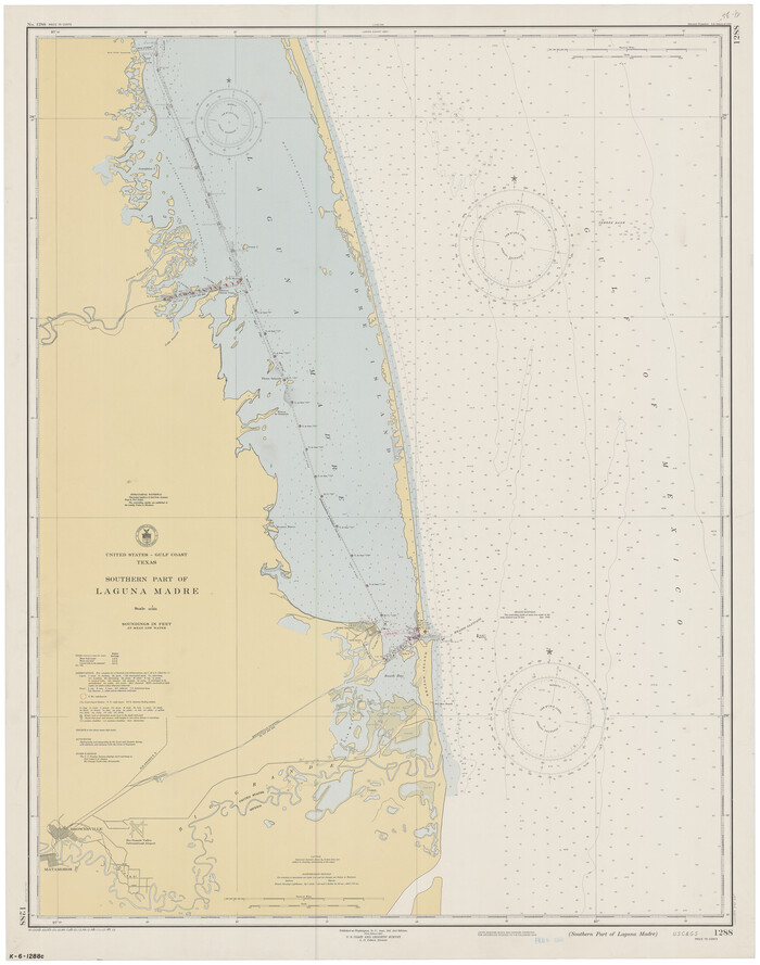73535, Southern Part of Laguna Madre, General Map Collection
