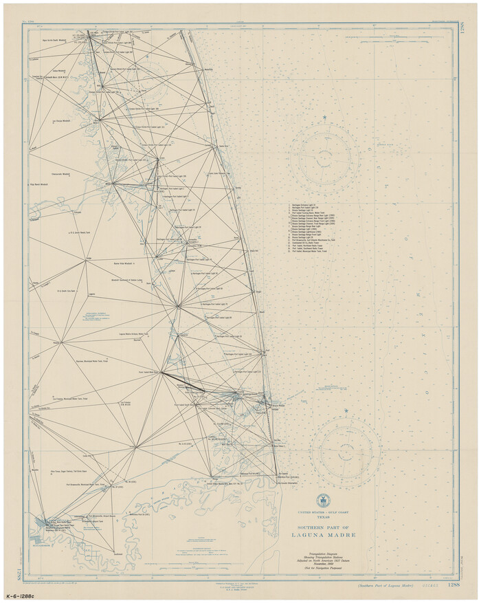 73536, Southern Part of Laguna Madre, General Map Collection
