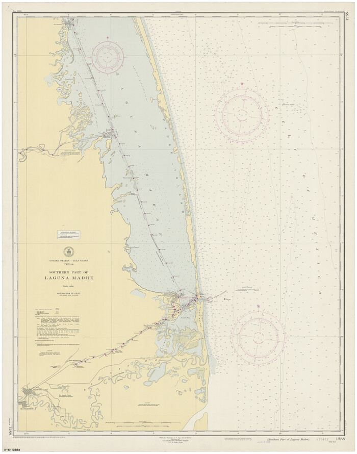 73537, Southern Part of Laguna Madre, General Map Collection

