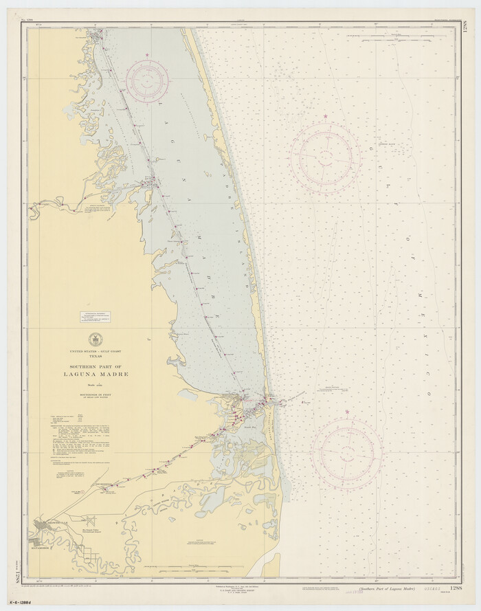 73537, Southern Part of Laguna Madre, General Map Collection
