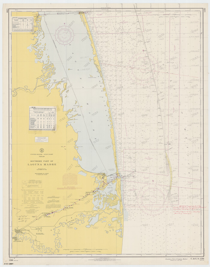73539, Southern Part of Laguna Madre, General Map Collection