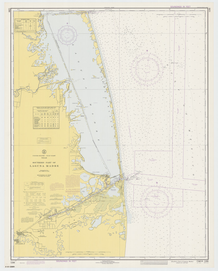 73542, Southern Part of Laguna Madre, General Map Collection