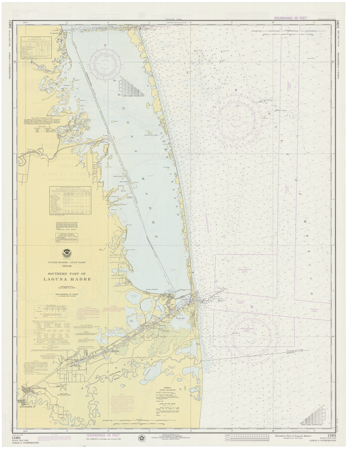 73545, Southern Part of Laguna Madre, General Map Collection
