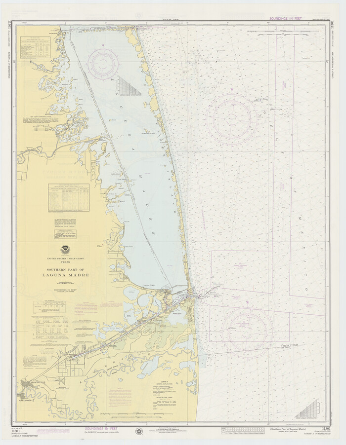 73545, Southern Part of Laguna Madre, General Map Collection