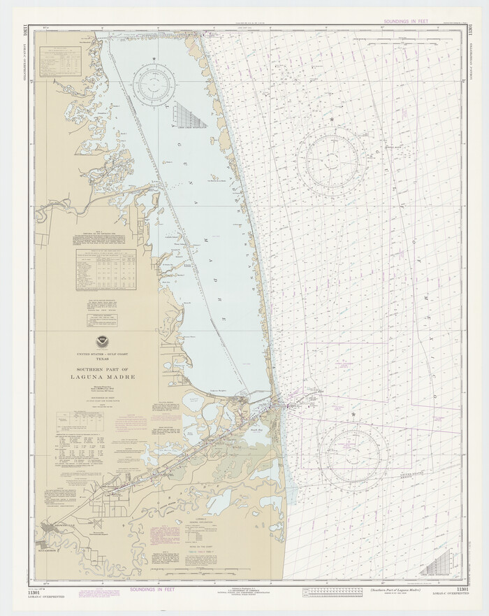 73546, Southern Part of Laguna Madre, General Map Collection