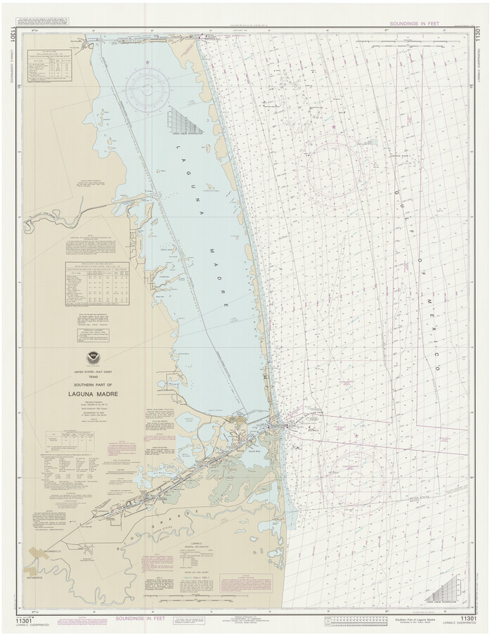 73548, Southern Part of Laguna Madre, General Map Collection
