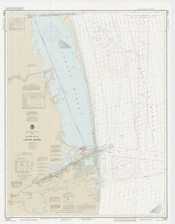 73548, Southern Part of Laguna Madre, General Map Collection