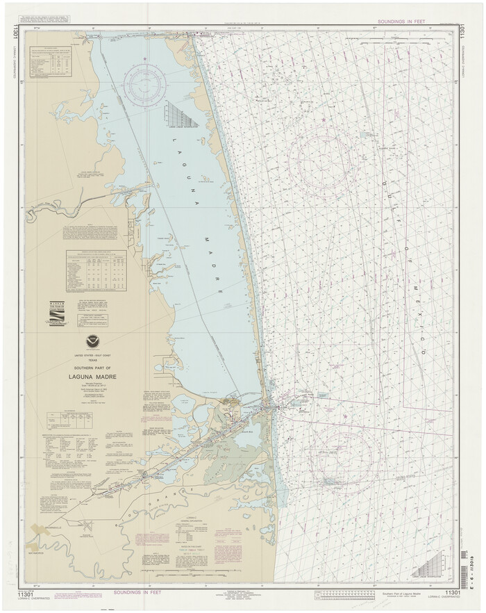 73549, Southern Part of Laguna Madre, General Map Collection
