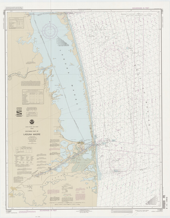 73549, Southern Part of Laguna Madre, General Map Collection