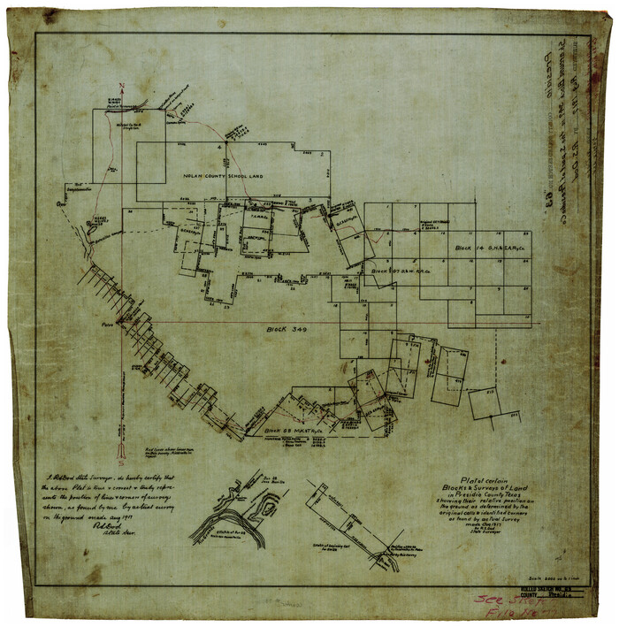 7355, Presidio County Rolled Sketch 63, General Map Collection