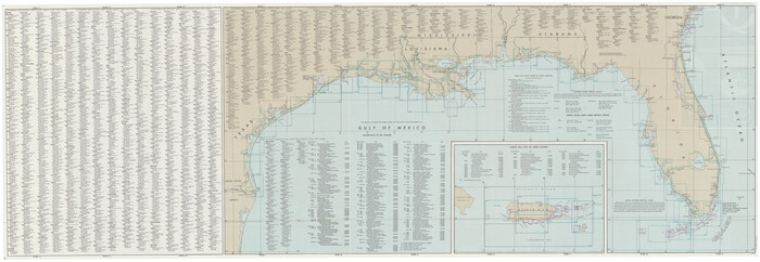 73553, United States Atlantic and Gulf Coasts Including Puerto Rico and the Virgin Islands, General Map Collection