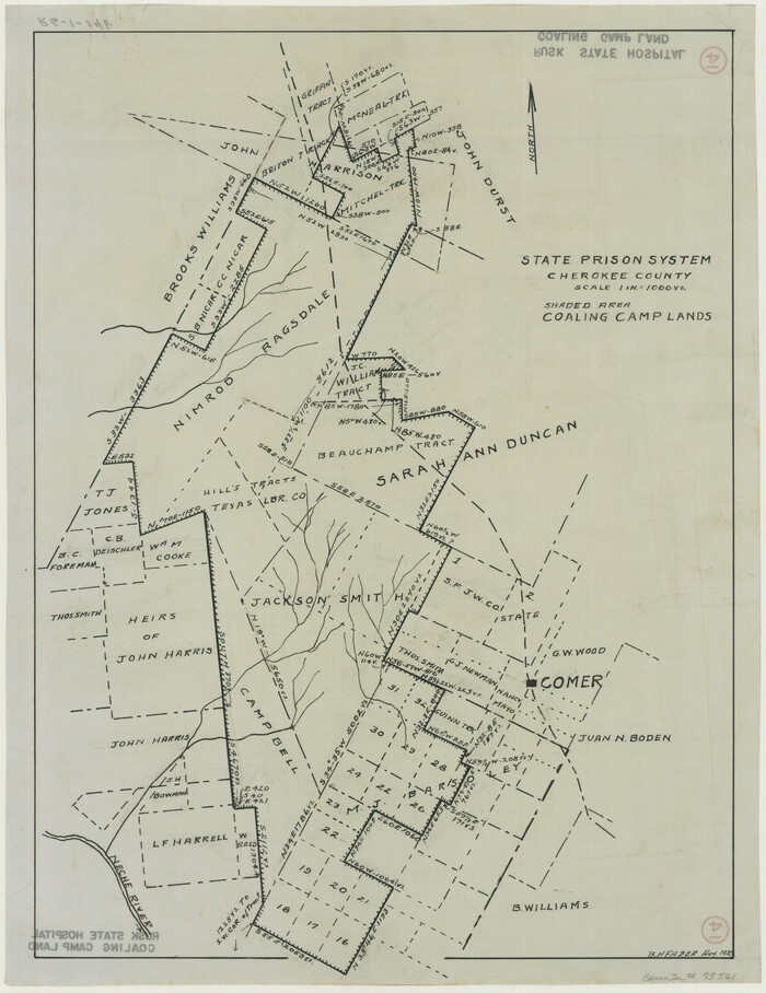 73561, State Prison System, Cherokee County, General Map Collection