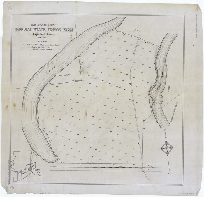 73562, Industrial Site, Imperial State Prison Farm, Sugarland, Texas, General Map Collection