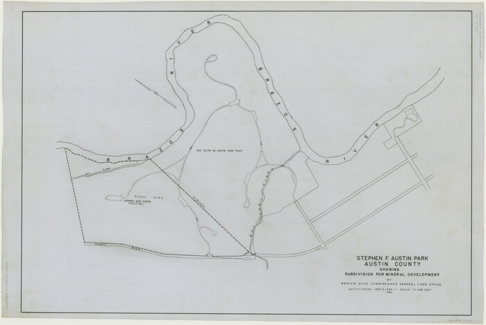 73568, Stephen F. Austin Park, General Map Collection