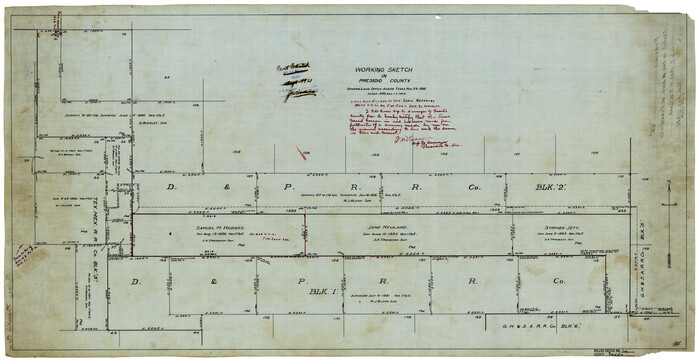 7357, Presidio County Rolled Sketch 66, General Map Collection