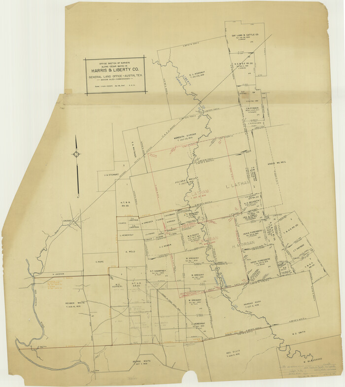 73577, Harris County Rolled Sketch 86, General Map Collection